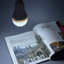 Світлодіодна лампа для кемпінгу LED HT-999 Bulb 20W (2 акумулятори 18650, патрон, Type-C)