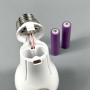 Світлодіодна лампа для кемпінгу LED + Ліхтар HT-998 Bulb 20W (2 акумулятори 18650, патрон, Type-C)