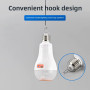 Світлодіодна лампа для кемпінгу LED + Ліхтар HT-998 Bulb 20W (2 акумулятори 18650, патрон, Type-C)