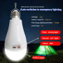 Світлодіодна лампа для кемпінгу LED Z-727 Bulb 20W (2 акумулятори 18650 (2400mAh), патрон, Type-C)