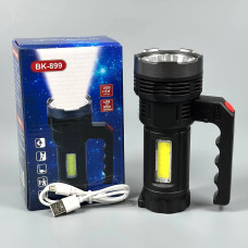 Ліхтар BK-899 4 режими, з бічним світлом, USB 