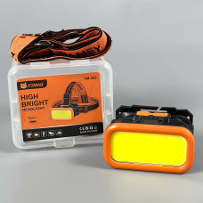 Ліхтар налобний Yemao YM-309 White, Red light (COB, індикатор, Type-C)