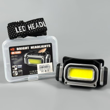 Ліхтар налобний HX-T80S White, Red light (COB, 1*18650, датчик руху, індикатор, Magnetic, Type-C)