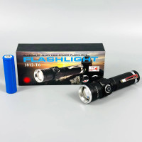 Ліхтар PLD-1812-T6 Red light (18650, індикація заряду, Zoom, Type-C)