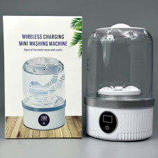 Портативна міні пральна машинка для білизни, з запрограмованими циклами (акумуляторна)