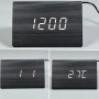 Настільний годинник VST-864-6 (біла підсвітка, дата, температура, будильник, голосовий контроль, DC-5V, 4хAAA)
