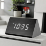 Настільний годинник VST-864-6 (біла підсвітка, дата, температура, будильник, голосовий контроль, DC-5V, 4хAAA)