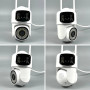 Камера відеоспостереження V380 Pro 2L-A2 з 2-ма Lens, поворотна (WiFi, 2K, 4MP)