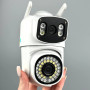 Камера відеоспостереження V380 Pro 2L-A2 з 2-ма Lens, поворотна (WiFi, 2K, 4MP)