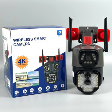 Камера відеоспостереження V380 Pro 4L-Z11-4G Sim з 2-ма Lens, поворотна (zoom 10X , WiFi, 4K, 4MP)