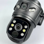 Камера відеоспостереження V380 Pro T9 з 2-ма Lens та сонячною батареєю (WiFi, 4K, 4MР)