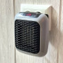 Міні-електрообігрівач у розетку Handy Heater Turbo 800W (з пультом керування та LED дисплеєм) (14,5см)