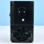 Міні-електрообігрівач у розетку Flame Heater 1000W (з підсвічуванням, LED дисплеєм та пультом керування) (18см)