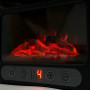 Настільний керамічний обігрівач Fireplace Fan Heater 1000W (з підсвічуванням та пультом керування) (24 см)