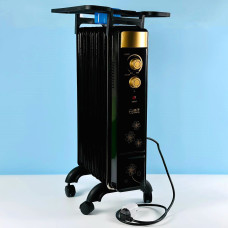 Масляний обігрівач NYT-150 1500W, електрорадіатор на 9 секцій (63,0*37,0*12,5 см)