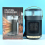 Електрообігрівач Healting Humidifier зі зволожувачем повітря та підсвічуванням 800W (обертається на 360°) 24cm