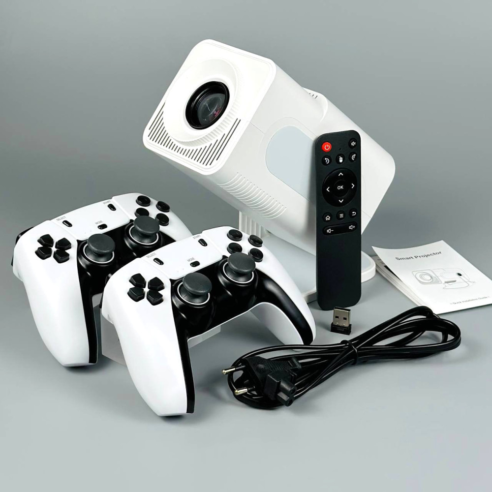 Проектор + Game HCS350Pro (Android 11, 4K, 450 Ansi, Bluetooth+Wi-Fi, 1080P)