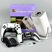 Проектор + Game S40 Ultra (Android 10, 150 Lumen, Bluetooth + WiFi) (1Gb+8Gb)