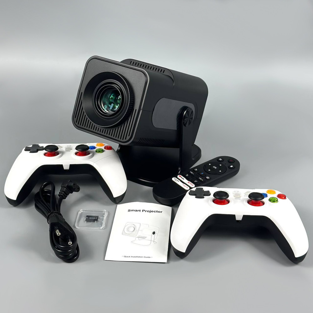 Проектор + Game HCS350Pro+ (Android 11, 4K, 450 Ansi, Bluetooth+Wi-Fi6, 1080P) (2Gb, 16Gb)