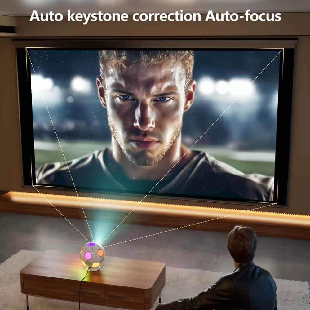 Проектор K7-KTV (Android 13, 4K, 500 Ansi, Bluetooth+WiFi, 1080P)