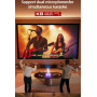 Проектор K8-KTV (Android 13, 4K, 500 Ansi, Bluetooth+WiFi, 1080P)