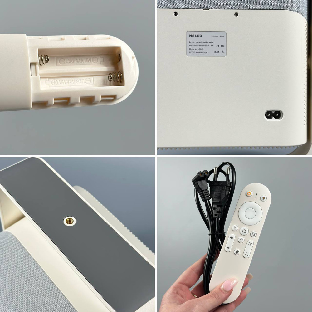 Проектор NSL03 (Android 11, 4K, 350 Ansi, Bluetooth + WiFi6, 1080P)