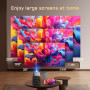 Проектор Q320 (Android 12, 120 lumen, Bluetooth + WiFi, 1280*720P, 1Gb+8Gb)