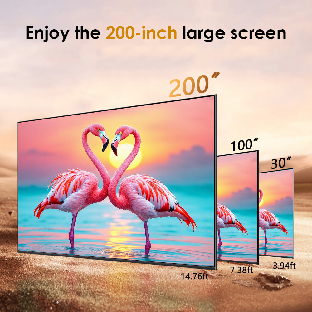 Проектор Q310 (Android 12, 120 lumen, Bluetooth + WiFi, 1280*720P, 1Gb+8Gb)