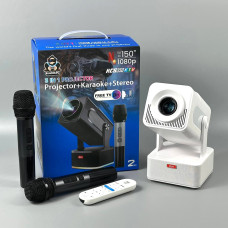 Проектор HCS350 KTV 3in1 (Karaoke+Stereo, Android 14, 1920*1080P, 450 ANSI)