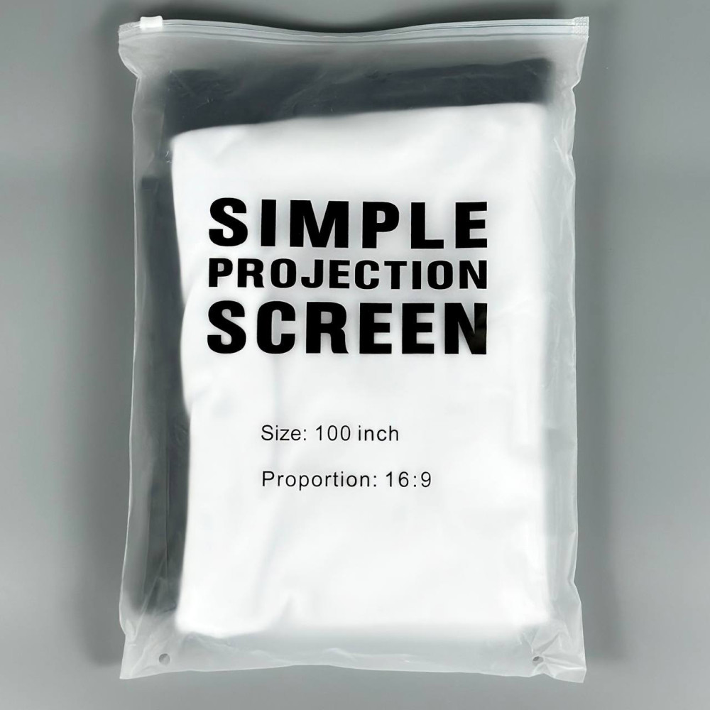 Екран для проектора 16:9, 100 дюймів (221х125см) кріплення на гачках (щільность 120грм)