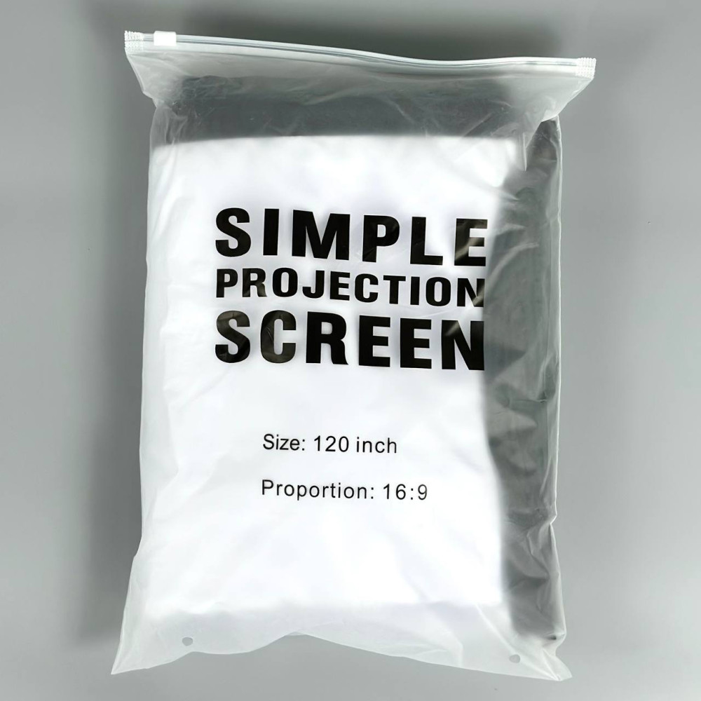 Екран для проектора 16:9, 120 дюймів (266х148см) кріплення на гачках (щільность 120грм)