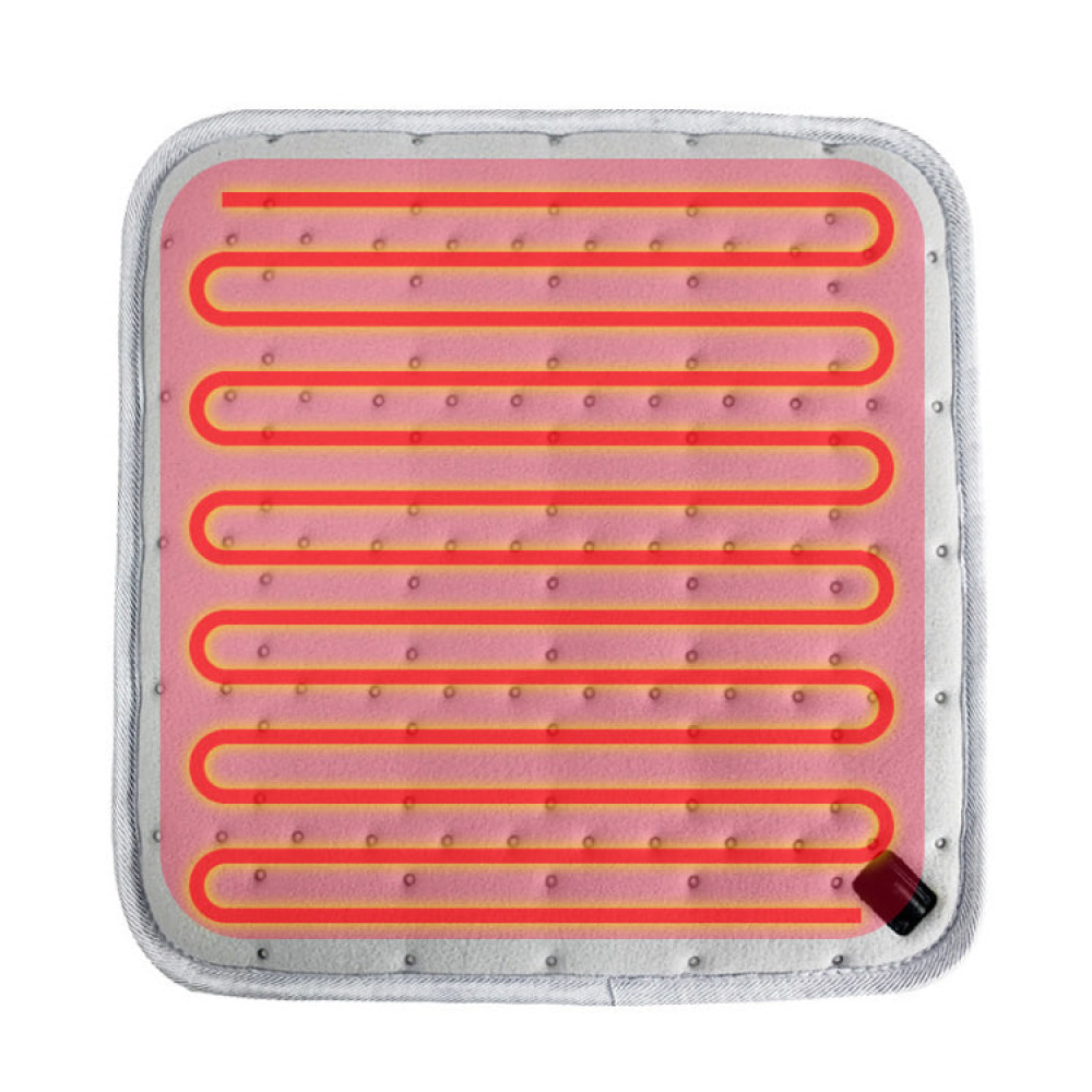 Електрогрілка-килимок (45*45 см) з таймером та 3 режими температури від USB 