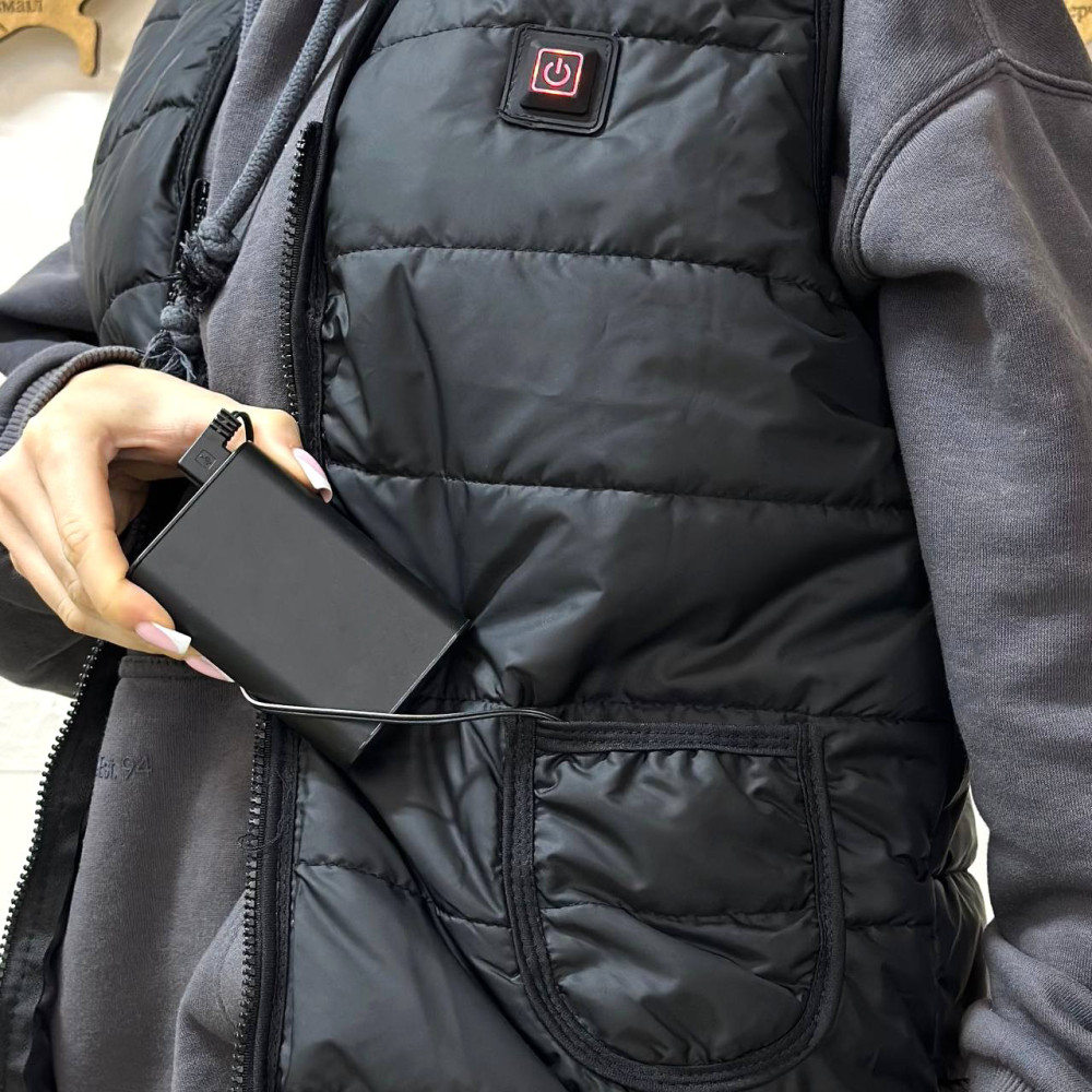 Жилет з підігрівом від USB 