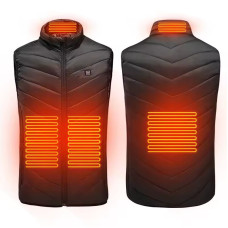 Жилет (2XL) з підігрівом від Power Bank (USB), 4 зони обігріву