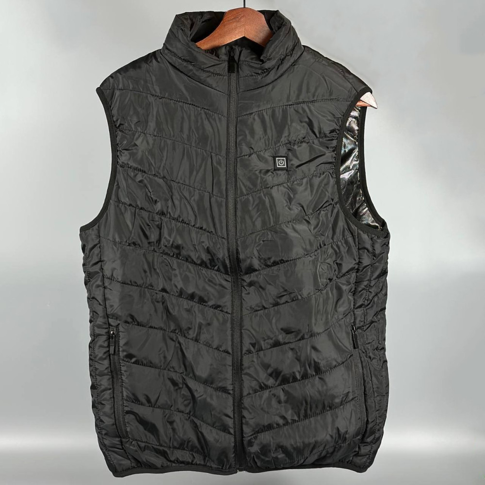 Жилет (4XL) з підігрівом від Power Bank (USB), 4 зони обігріву