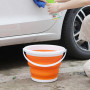 Відро складане туристичне (кругле) Silicone Collapsible Bucket 5л.