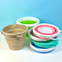 Відро складане туристичне (кругле) Silicone Collapsible Bucket 5л.