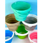 Відро складане туристичне (кругле) Silicone Collapsible Bucket 5л.