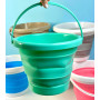 Відро складане туристичне (кругле) Silicone Collapsible Bucket 5л.