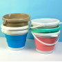 Відро складане туристичне (кругле) Silicone Collapsible Bucket 5л.