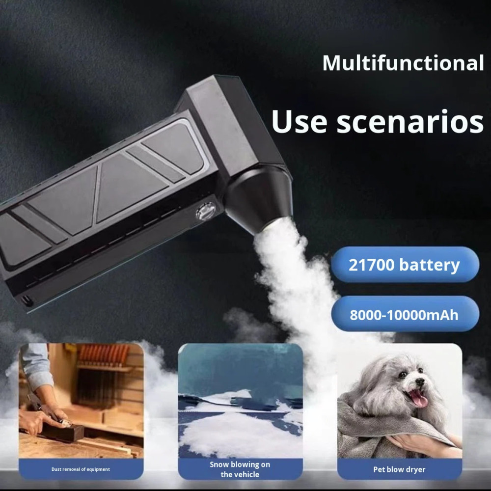 Турбовентилятор портативний Mini Jet Fan ZY7400-PRO 5000mAh (Type-C)