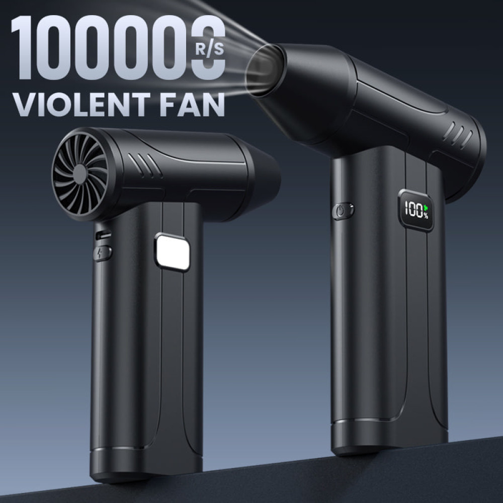 Турбовентилятор портативний Violent Fan X9 (для обдування та очищення)