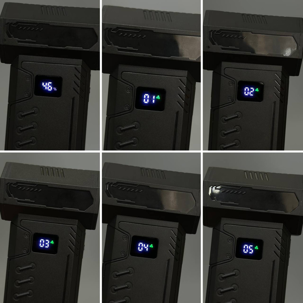 Турбовентилятор X15 Pro 2in1 (з функцією пилососа) з 7-ма насадками 4000mAh*2 (для обдування та очищення)