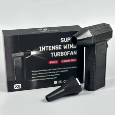Турбовентилятор портативний Turbo Fan X6 2*4000mAh (для обдування та очищення)