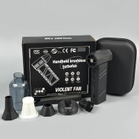 Турбовентилятор A1 2in1 (з функцією пилососа) з 7-ма насадками 4000mAh*2 (для обдування та очищення)