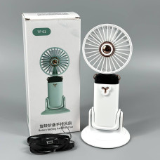Вентилятор TP01 3in1 з цифровим дисплеєм 1200mAh (з вбуд. акум.)