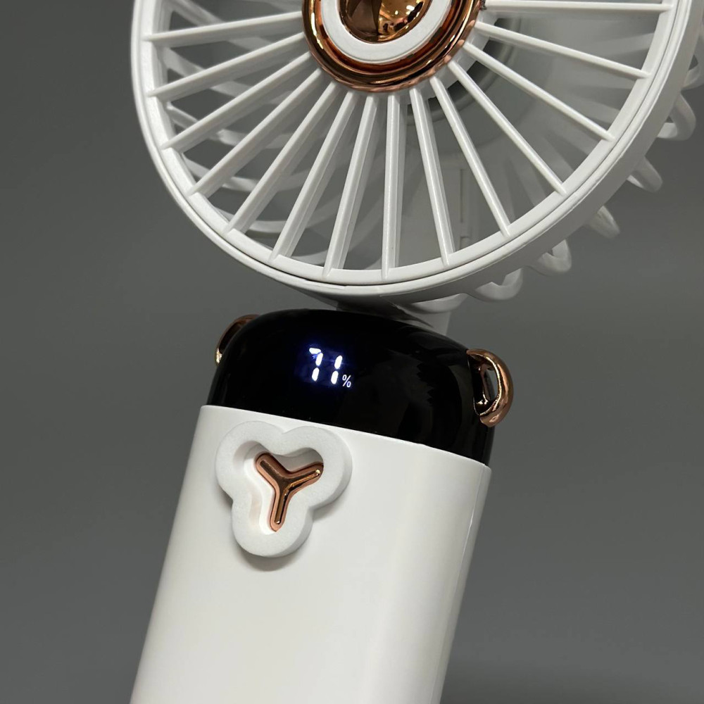 Вентилятор TP01 3in1 з цифровим дисплеєм 1200mAh (з вбуд. акум.)