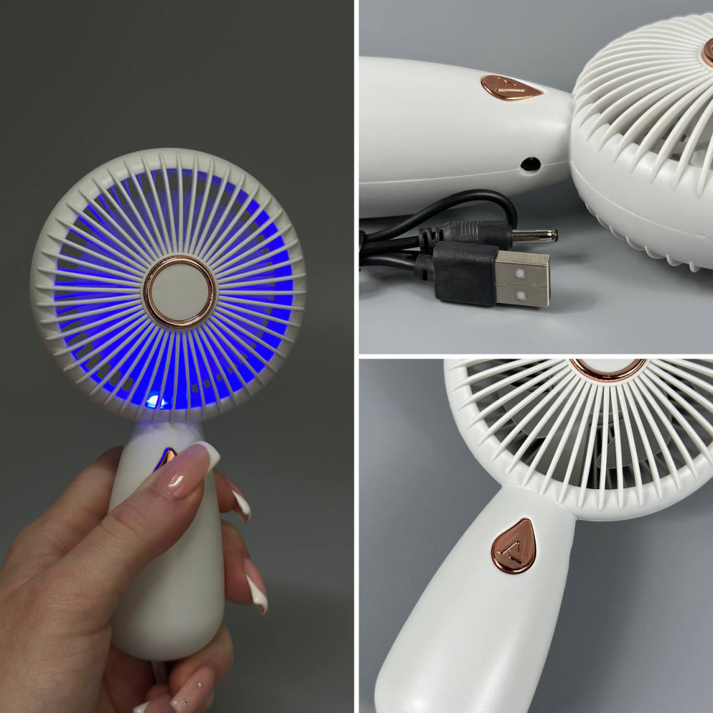 Вентилятор ZB103 Mini Led (з вбуд. акум.) (16,0см)