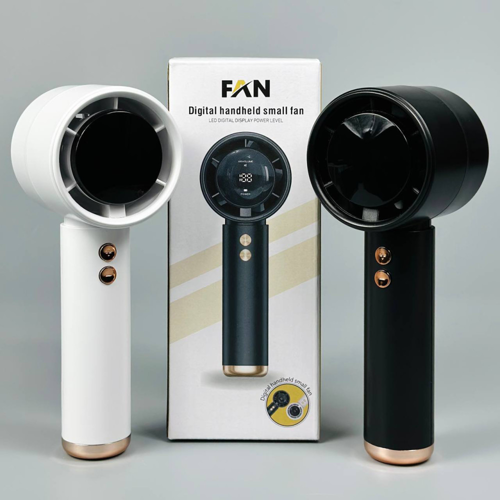 Вентилятор Turbo N68 з цифровим дисплеєм (з вбуд. акум.) (15,0см)