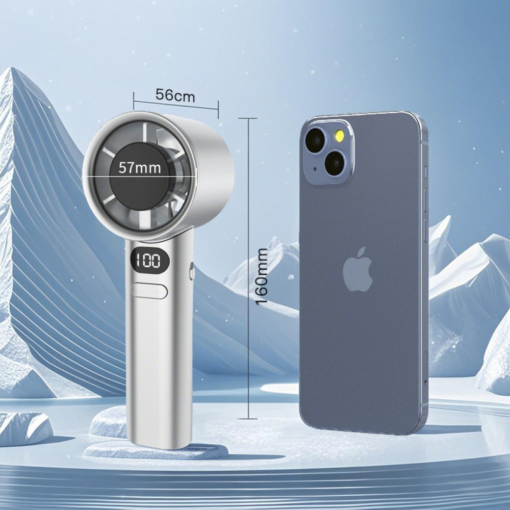 Вентилятор Turbo M11 з цифровим дисплеєм (з вбуд. акум.) (16,0см)